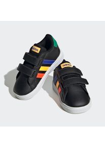 adidas Sportswear Sneakers GRAND COURT LIFESTYLE HOOK AND LOOP voor kinderen, ontwerp geïnspireerd door de adidas superstar kinderen sneakers laag