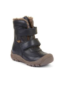 froddo Winterlaarzen LINZ WOOL TEX HIGH Klittenbandlaars, snowboots met wollen voering meisjes meisjes maat 30 blauw