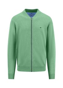 Fynch-Hatton Vest met een ritssluiting heren gebreide vesten maat S groen