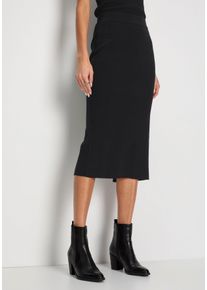 HECHTER PARIS Gebreide rok recht model dames gebreide rokken maat 38 zwart