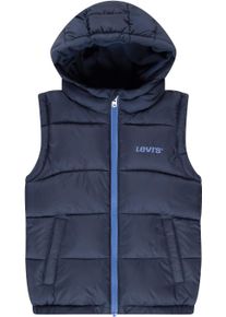 Levi's Kidswear Levi's Kidswear Bodywarmer LVB ESSENTIAL VEST met contrasterende rits jongens bodywarmers maat 12 (152) blauw