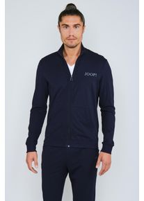 JOOP! Sweatvest Comfort Opstaande kraag, Regular Fit, gedeelde kangoeroezakken, lange mouw heren sweatvesten maat S blauw