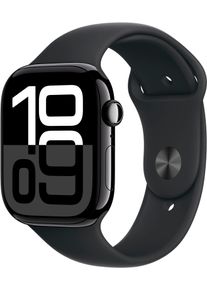 Apple Smartwatch Watch Series 10 Aluminium unisex horloges zwart