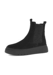Gabor Chelsea-boots , plateau, enkellaarsjes met stretchinzet aan de buitenkant dames chelsea boots maat 38,5 zwart