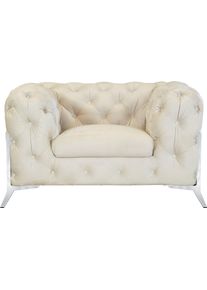 Home Affaire Chesterfield-fauteuil Amaury Fauteuil luxueuze capitonnage, moderne chesterfield look, kleur van de poten ter keuze fauteuils maat