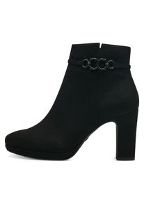 Tamaris Highheel-laarsjes met stijlvolle sierapplicatie dames elegante laarsjes maat 42 zwart