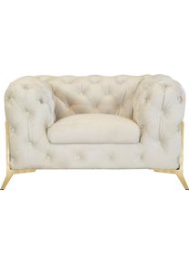 Home Affaire Chesterfield-fauteuil Amaury Fauteuil luxueuze capitonnage, moderne chesterfield look, kleur van de poten ter keuze fauteuils maat