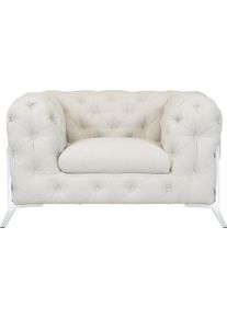 Home Affaire Chesterfield-fauteuil Amaury Fauteuil luxueuze capitonnage, moderne chesterfield look, kleur van de poten ter keuze fauteuils maat