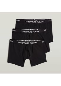 G-Star Raw Boxershort Boxer briefs 3 pack (set, 3 stuks) heren wijde boxershorts maat L zwart