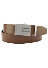 Bernd Götz BERND GÖTZ Koppelriem met traploze sluiting, licht gebombardeerd heren riemen maat 105 bruin