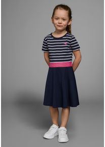 Kangaroos Jerseyjurk Voor kleine meisjes knie-vrij, van jersey, korte mouwen meisjes jersey jurken maat 92/98 blauw