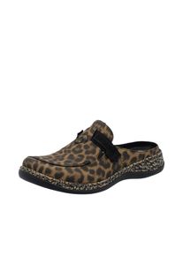 Rieker Clogs Pantoffel, casual-clog, sabot, instapschoen met zachte binnenzool dames clogs maat 37 beige