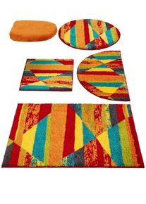 Grund Badmat (1 stuk) badmatten maat 1 rood