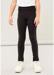 name it Sweatlegging NKFJAVI SOLID SWE LEGGING meisjes leggings maat 122 zwart