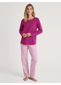 Calida Pyjama Graphic Nights (2-delig) dames nachtkleding maat XS (36/38) paars