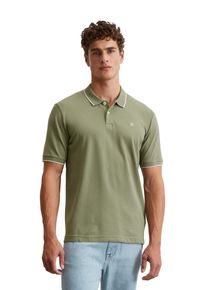 Marc O'Polo Marc O'Polo Poloshirt van piqué, regular fit, contrasterende details heren poloshirts maat M groen