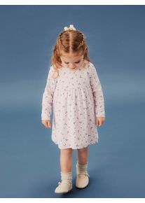 name it Mini-jurk NMFNELIA LS DRESS PB meisjes zomerjurken maat 116 roze