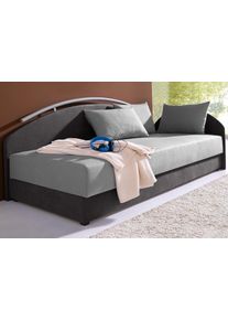 Maintal Bed grijs, slaapbanken, Breedte ligoppervlak: 90 cm, Lengte ligoppervlak: 200 cm