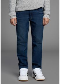 H.I.S. H.I.S Relax fit jeans Stretchjeans in rechte pasvorm NIEUW: H.I.S voor TIENERS! Rechte jeans in authentieke wassing jongens jeans maat 146 blauw