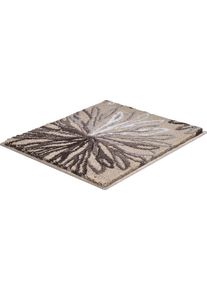 Grund Badmat ART bloemig patroon, elegante badmat (1 stuk) badmatten bruin
