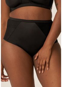 Naturana Tailleslip Moderne Minimizer hoog uitgesneden, elastisch, figuurcorrigerend, strak, basic, comfortabel (1 stuk, -) dames slips maat 48 zwart