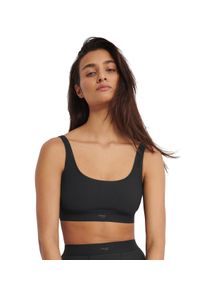 Sloggi Bustier EVER Ease temperatuurregulerend, katoen, u-hals, ademend dames bustiertops maat S zwart