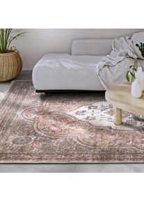 Villeroy & Boch Villeroy & Boch Vloerkleed Renata Loper, oosters, franjes, woonkamer, slaapkamer, vintage moderne vloerkleden rood