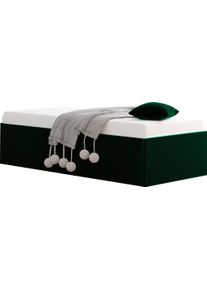 WESTFALIA Polsterbetten Gestoffeerd bed Amrum bedden maat Fluweel groen