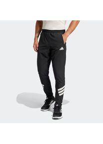 adidas Performance Sportbroek GYM+ 3S WV PANT (1-delig) heren sportbroeken maat M zwart