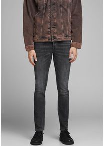 Jack & Jones Jack & Jones Slim fit jeans JJIGLENN Slim-Fit met stretch en praktische 5-pocket-vorm heren slim fit jeans maat 31 grijs
