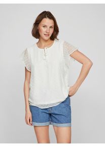 Vila Shirt met korte mouwen VIEDEE C/S V-NECK TOP - NOOS dames t-shirts maat 34 wit