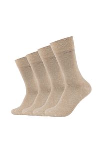 Camano Sokken CA-Soft Met versterkte hiel- en teengebied (set, 4 paar) jongens sokken maat 35-38 beige