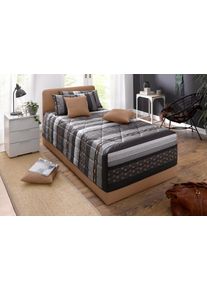 WESTFALIA Polsterbetten Gestoffeerd bed Davos, OTTOs Choice! Topseller met bedkist bij uitvoering met matras bedden maat Microvezel bruin