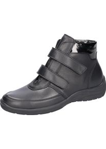 Waldläufer Waldläufer Klittenbandboots Hesna-Soft , instaplaarzen, enkellaars, comfortabele schoen, comfortbreedte h (= zeer breed) kinderen maat 8 (42) zwart