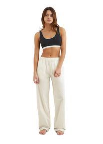 Marc O'Polo Marc O'Polo Loungebroek Mix & Match Poplin met brede, elastische band dames loungewear maat L wit