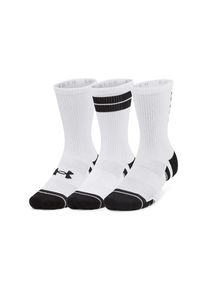 Under Armour Sportsokken UA PERF TECH NOV 3PK CREW (3 paar) unisex sportsokken maat XL (47,5/50,5) wit