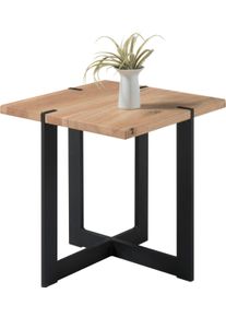 Stolkom Salontafel Tiago Massief eikenhout, tafel FSC-gecertificeerd salontafels bruin