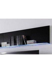 Höltkemeyer Wandplank Line Breedte 100 cm wandplanken & -rekken zwart