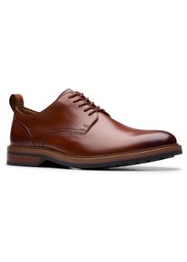 Clarks Veterschoenen Alwin Lace Business veterschoen met aantreklus heren veterschoenen maat 42,5 bruin