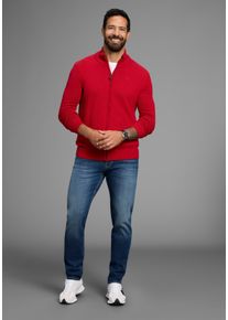 MAN'S WORLD Man's World Vest Nieuwe kleuren! in een katoenmix heren gebreide vesten maat 4XL (68/70) rood