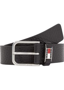 Tommy Jeans Leren riem TJM SCANTON TEXTURE 3.5 heren riemen maat 105 zwart