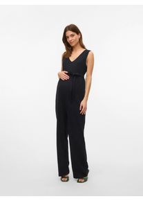 MAMALICIOUS Jumpsuit MLIVY SL JRS V-NECK JUMPSUIT NOOS dames jumpsuits maat XL (42) zwart