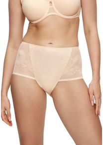 Triumph Shapingslip Wild Rose Sensation plat vormend kant, gemiddeld shape-effect, ademend dames slips maat 42 beige