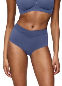 Triumph Shapingslip True Shape Sensation T Mesh-inzetstukken, platte randen dames slips maat 42 blauw
