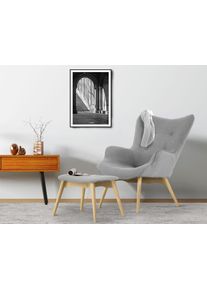 Home Affaire Fauteuil Egense naar keuze met of zonder hocker fauteuils maat Fijne structuurstof grijs