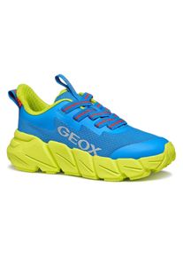 Geox Sneakers J FLEXYPER FAST BOY , chunky sneaker, loopschoen, sportschoen met praktische elastische band kinderen sneakers laag maat 31 blauw