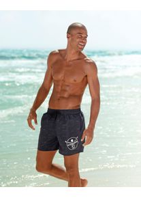 Chiemsee Zwemshort Mêlee met logoprint, zijzakken heren zwembroeken maat M (50) zwart