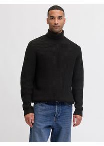 Jack & Jones Jack & Jones Coltrui JORBLEECKER KNIT ROLL NECK BF heren coltruien maat M zwart