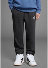 H.I.S. H.I.S Sweatbroek Basic joggingbroek NIEUW: H.I.S voor TIENERS! Sweatbroek met kleine badge jongens sweatbroeken maat 128/134 zwart