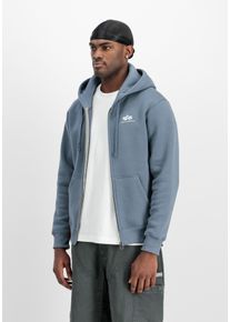 Alpha Industries Capuchonsweatvest Basic Zip Hoody SL heren sweatvesten maat L blauw